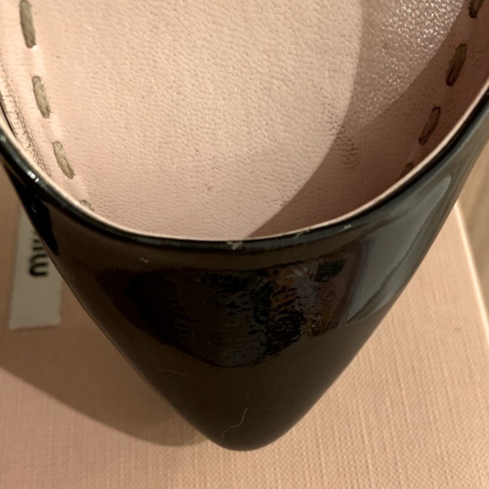 Miu Miu Vernice 2 platform pump - Picture 12 of 15